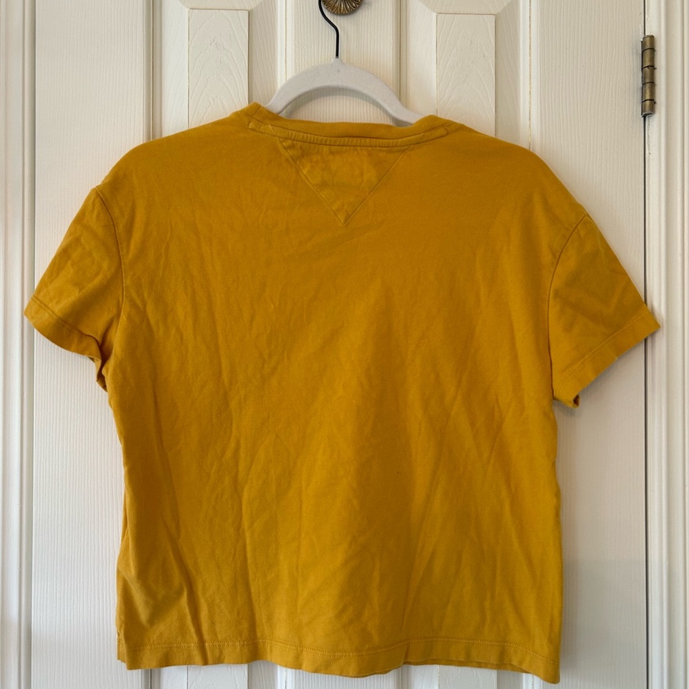Tommy Jeans Mustard Yellow T-Shirt - Picture 2 of 3